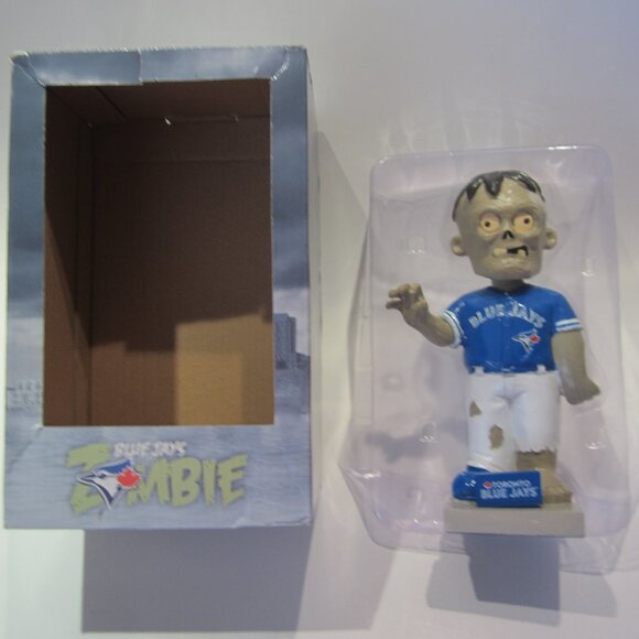 Toronto Blue Jays Friday 13th Zombie Night Figure Bobblehead - 2019 - Limited - Picture 1 of 7
